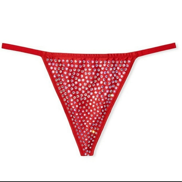 Victoria's Secret Red V-String crystals - Picture 4 of 8